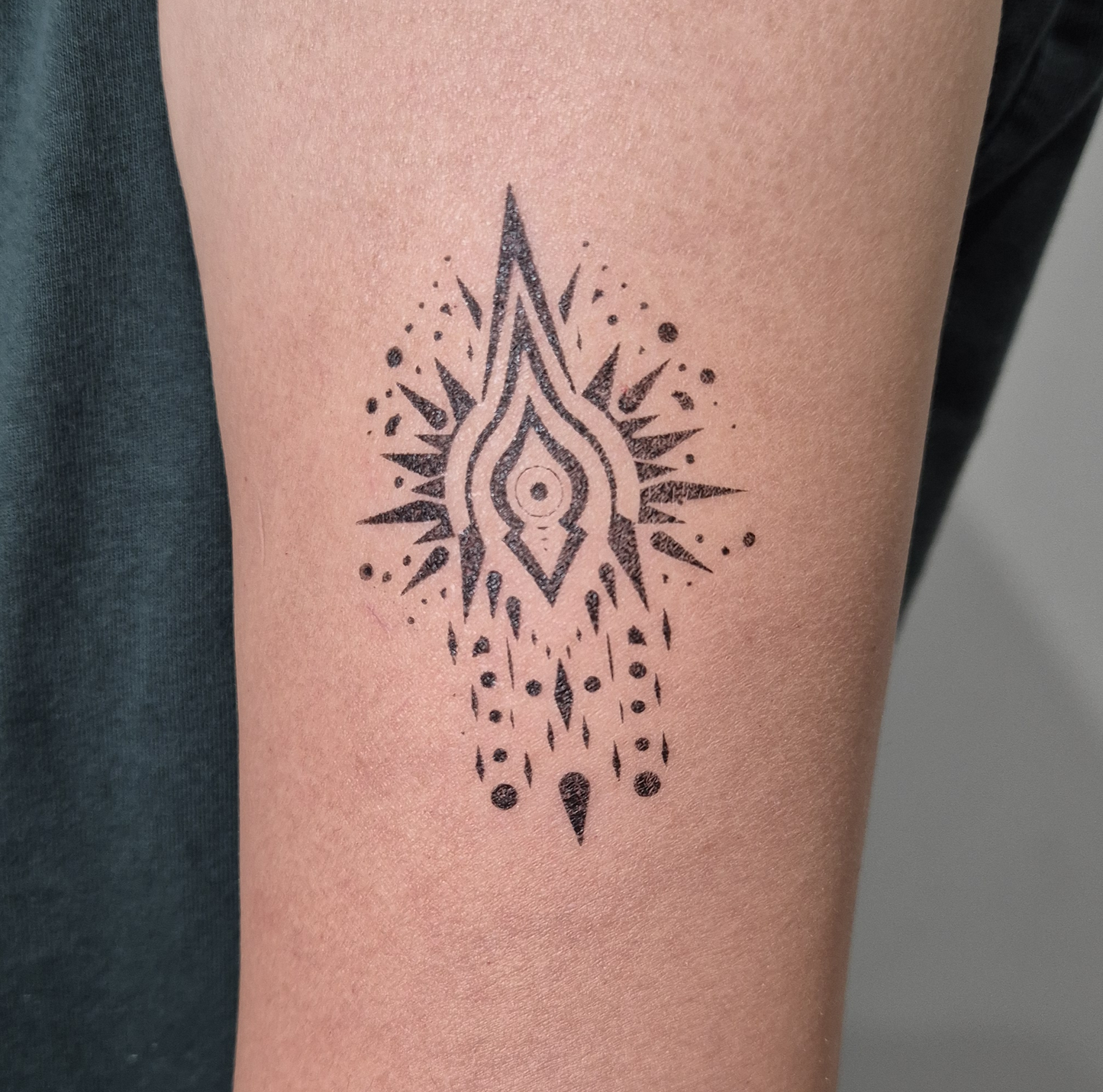 Reusable Temporary Tattoo Stamp Kit, Custom Instant Ink (8x5cm)